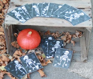 KreativStanz Halloween Party Einladung Skelett #stampinup #halloween http://kreativstanz.bastelblogs.de/