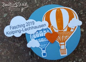 Kreativ-Stanz Stempelset Abgehoben von Stampin’ Up! Anstecker Heißluftballon Kolping Fasching #stampinup #kolping http://kreativstanz.bastelblogs.de/