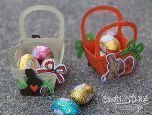 KreativStanz Stempelset und Thinlits Osterkörbchen von Stampin’ Up! Verpackung Ostern Easter Korb basket Hase #stampinup #easter http://kreativstanz.bastelblogs.de/
